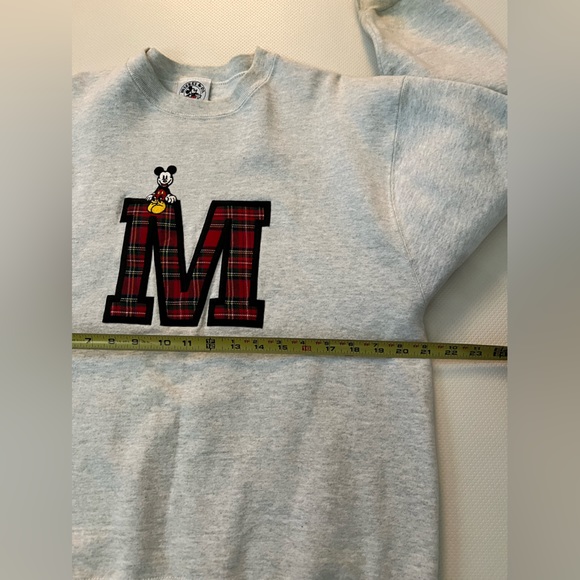 Vintage 90s Mickey Mouse embroidered cartoon crewneck rare - Picture 3 of 7